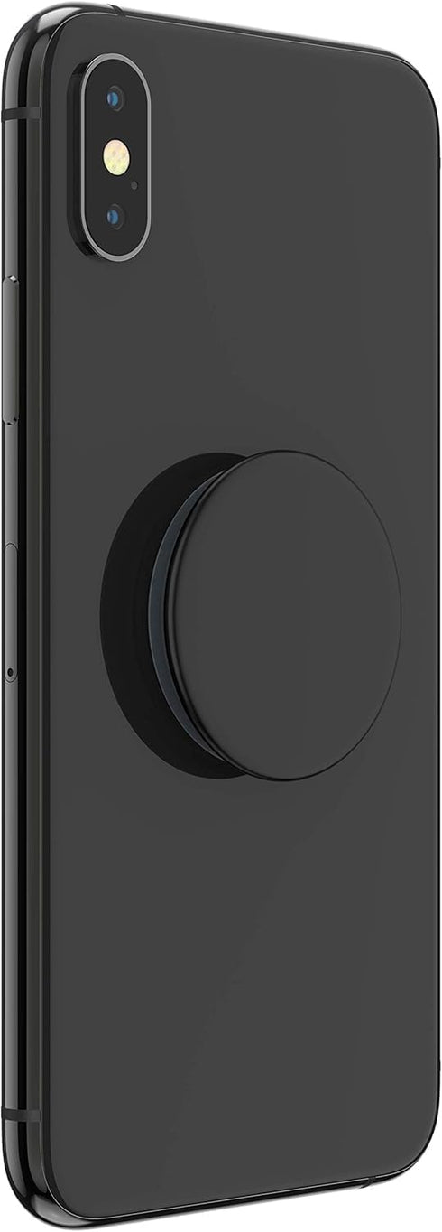 PopSockets PopGrip Basic Phone Grip and Stand Expandable, Fixed Top, Secure Hold for Texting & Photos Works with Most