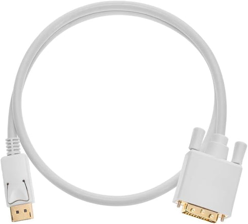 Monoprice 3ft 28AWG DisplayPort to DVI Cable, White