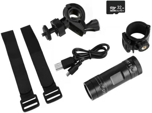 Motorcycle Helmet Camera, 1080p Sports Action Camera with 120° Wide Angle, Waterproof, 32G SD Card