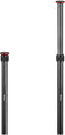 MINIFOCUS Tripod Extension, 2 Section Center Columns, 23.4" Alloy Aluminum Tripod Extender Tube with 1/4" 3/8" Screw