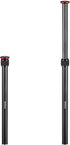 MINIFOCUS Tripod Extension, 2 Section Center Columns, 23.4" Alloy Aluminum Tripod Extender Tube with 1/4" 3/8" Screw