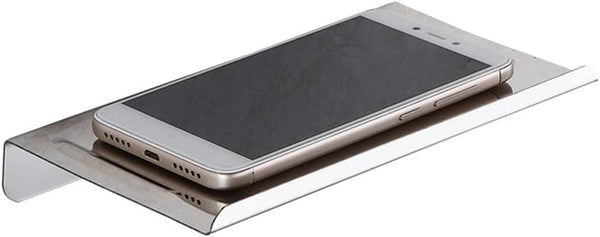 Hallyware Bathroom Small Cell Phone Shelf Stainless Steel Anti-Slip Phone Holder Stand