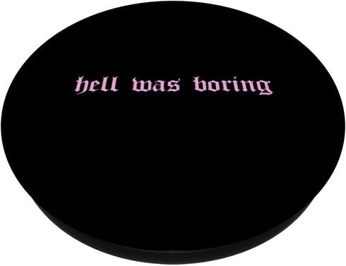 PopSockets Standard PopGrip - Hell Was Boring Devil Soft Grunge Eboy Egirl Aesthetic