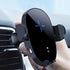 BoxWave Car Charger for LG V60 ThinQ 5G, Wireless Charging Auto Mount, Qi Car Charger Stand, Black