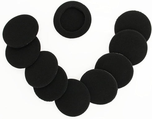 5 Pairs Replacement Foam Ear Pads for Philips SHB4000WT Headphones - Black Pillow Cushion Cover Cups Parts