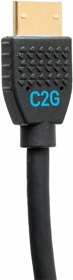 C2G 6ft Premium Certified High Speed HDMI Cable with Ethernet - 4K 60Hz, HDMI (M) to HDMI (M), Shielded, Black