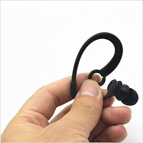 Single Side Earbud Headphones, Stereo In-Ear Earphones with Removable Hook for PC, Smartphones, MP3, MP4 Players