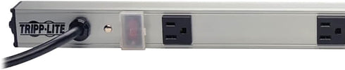 Tripp Lite 4 Wide-Spaced Outlet Power Strip, 24 in. Length, 6ft Cord