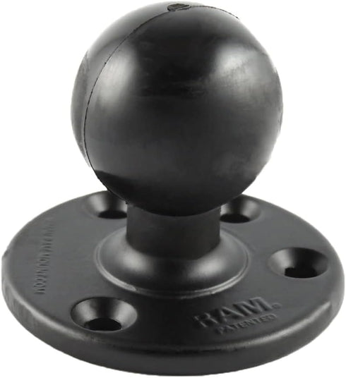 RAM Mounts Large Round Plate with D Size 2.25" Ball, RAM-D-202U