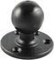 RAM Mounts Large Round Plate with D Size 2.25" Ball, RAM-D-202U