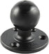 RAM Mounts Large Round Plate with D Size 2.25" Ball, RAM-D-202U