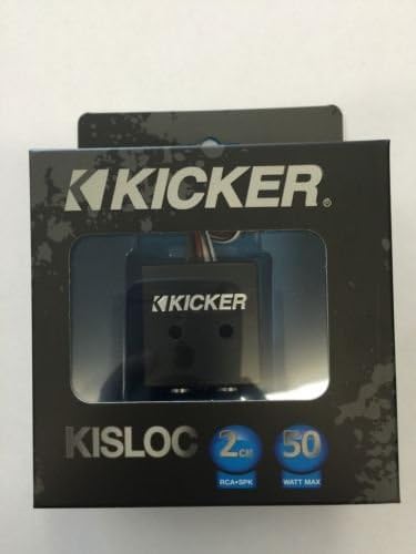 Kicker 46KISLOC K-Series Interconnect, Speaker to RCA W/Line-Out Converter