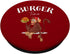 Burger Time Fun Design Monkey Fast Food Delicious Burger PopSockets Standard PopGrip
