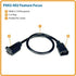 Tripp Lite Standard Computer Power Cord, 12A, 16AWG, 2-ft. (IEC-320-C14 to NEMA 5-15R), Black (P002-002)