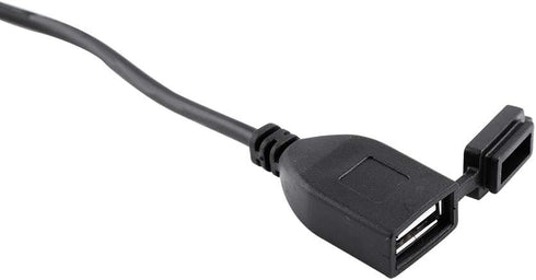 Ultra Compact USB Direct Hardwire Adapter Kit, Waterproof Power Cord Supply for Motorcycle, Smart Phone, GPS