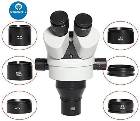 DIYPHONE SM07 0.7X Barlow Lens Super Widefield Assisted Auxiliary Len for SM Series Stereo Zoom Microscope