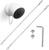 Anti-Drop Security Chain Nest Camera Mount Compatible with Google Nest Cam (Battery), Extra Protection for Your Camera