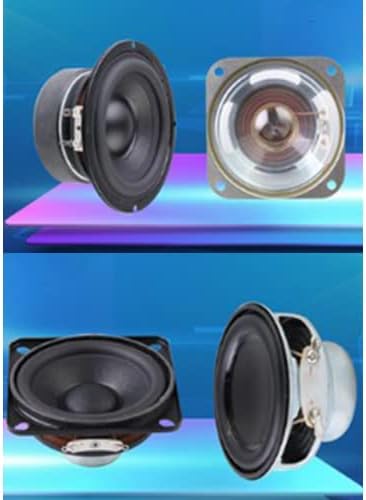 Fielect 4Pcs 8 Inch Black Notch Speaker Rubber Edge Surround Rings for Speaker Repair or DIY
