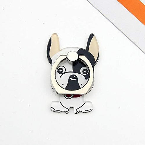 4-Pcs Phone Ring Holder Stand, Cute Animal Dogs Cats Butterfly 360 Rotation Grip for Cellphones