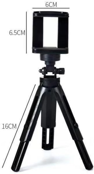 ThtRht 2 Pack 1/4 Inch Mini Phone Tripod Extendable Mini Camera Tripod with Phone Clip Screw Portable Selfie Stick