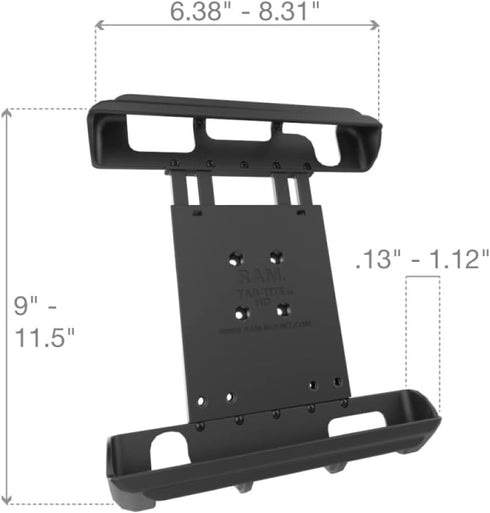 RAM Mounts RAM-HOL-TAB8U Tab-Tite Tablet Holder for Apple iPad Pro 9.7 with Case