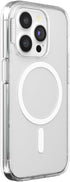 PopSockets iPhone 15 Case - Clear 15 Pro, Round Phone Grip, Compatible with MagSafe, Wireless Charging