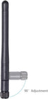 CORONIR 2.4GHz 5GHz 5.8GHz 3dBi 2Pack Dual Band WiFi MIMO RP-SMA Male Antenna for WiFi Router Signal Booster Repeater