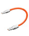 chubbycable Cute Chubby - Durable Fast Charging Short USB C Cable for Phones/Tablets, Ultra-Thick Silicone Charger,