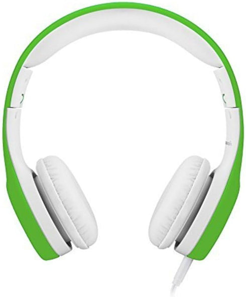 Kids Headphones with Mic & Volume Limiting, Two Audio Ports for Sharing, for Toddlers Boys Girls (Green)