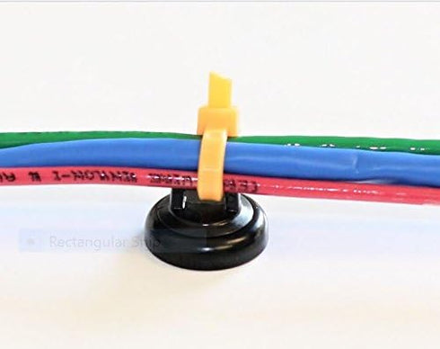Mag Daddy Magnetic Cable Tie Mount - Small (10, White)