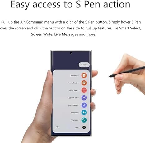 S24 Ultra S Pen (with Bluetooth) Replacement Compatible with Galaxy S24 Ultra 5G Touch S24 Stylus Pen + Replacement
