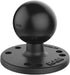 RAM Mounts Round Plate with Ball - RAM-202U with C Size 1.5" Ball
