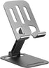 Generic Metal Adjustable Phone Stand, 720 Rotating Foldable Cell Phone Holder with Weighted
