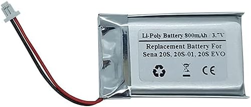 3.7V 800mAh Battery for Sena 20S, 20S-01, 20S EVO Motorcycle Bluetooth Headset, Helmet Intercom, Battery Model: CP-SN10S