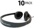 Soundnetic SNCCV Classroom Stereo Headphones with Leatherette Earpads, Black, Count of 10