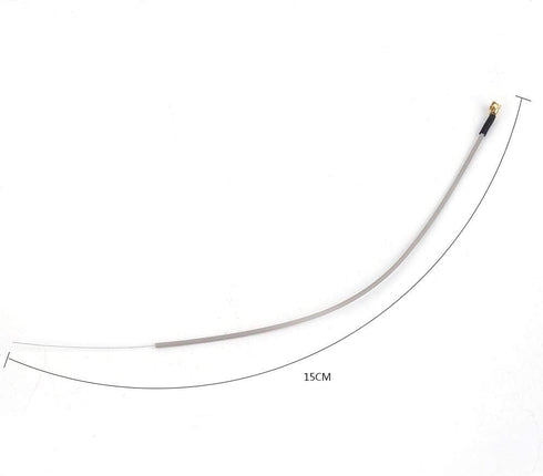 Dilwe 20Pcs 2.4G Receiver Antenna, ABS Aircraft Receiver Antenna Compatible Port for Futaba FrSky Replacement