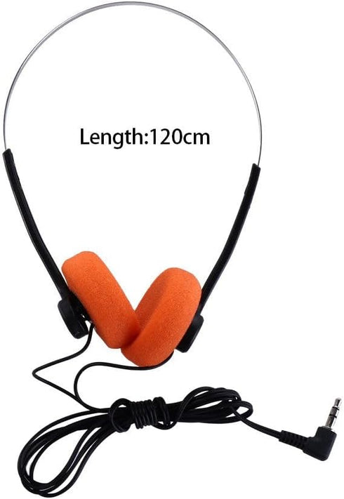 generic Retro On-Ear Headphones,Wired Stereo Headphones,Headphone,Lightweight Portable Headphone with Adjustable