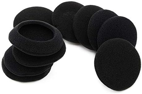 5 Pairs Replacement Foam Ear Pads for Philips SHB4000WT Headphones - Black Pillow Cushion Cover Cups Parts