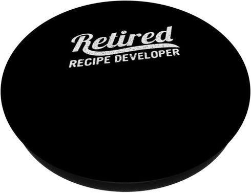 Classic Retirement Retro Retired Recipe Developer PopSockets Standard PopGrip