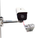 Universal Wall Pole Joint Mount Adaptor, Adjustable CCTV Camera Mount Bracket for Surveillance Cameras