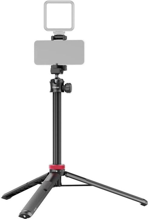 ULANZI MT-44 59" 2 1 360 Extendable Phone Tripod, Selfie Stick Vlog Stand with in Phone Clip, Ball Head Camera Tripod