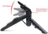 Walway 1/4" Foldable Mini Table Tripod Stand Hand Grip with Screw Compatible with Gopro/Smartphones/Compact Cameras