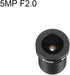 uxcell 6mm 5MP F2.0 Wide Angle CCTV Camera Lens by