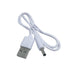 USB to DC 3.5mm Cable 1.5ft/0.5m - DC 5V Power Cord USB to DC 3.5mm Barrel Jack Adapter Connector Charging Cable (White)