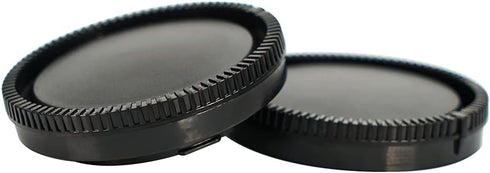 NIYI 2Sets Camera Body Cap and Rear Lens Cap Kit for Sony ENEX Mount Cameras and Lenses