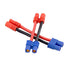3pcs Male 3.5MM Bullets to Female EC3 Connector Adapter Cable with 5cm 14awg Wire for Super Tigre (BDHI-60)