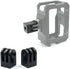 ThtRht 2 Pack 1/4"-20 360 Action Camera Tripod Mount Adapter with Threaded Socket Thumb Screws Phone Tripod Aluminum