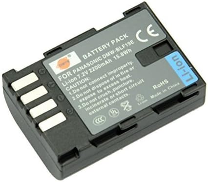 DSTE Replacement for 2X DMW-BLF19 DMW-BLF19E DMW-BLF19PP + DC141 Travel and Car Charger Adapter for Panasonic Lumix