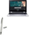 BoxWave DualTip Stylus Pen for Acer Chromebook Spin 311 (CP311-2H) - Capacitive Stylus with Fiber Tip Disc Tip -