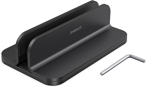 JOKItech Aluminum Laptop Vertical Stand Organizer, Sturdy Laptop Computer Holder Desktop Stand Compatible with new